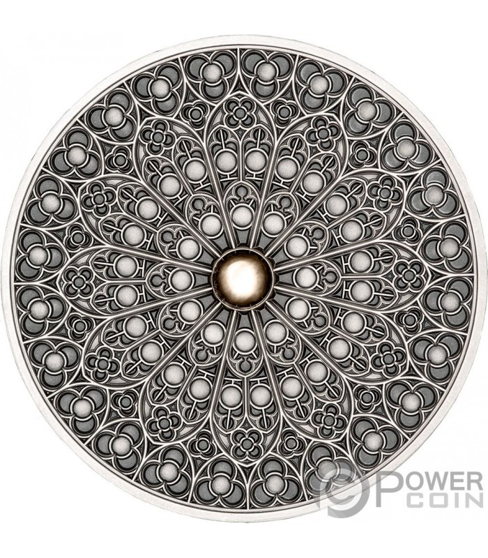 GOTHIC Mandala Art 3 Oz Silver Coin 10$ Fiji 2019