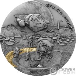 Power Coin Upheaval Meteorit Crater 1 Oz Silber Mü nze 1$ Niue 2019