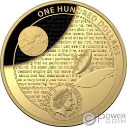 Austria 20 Euros Silver 50 Years Moon Landing Apollo 11 Domed Coin