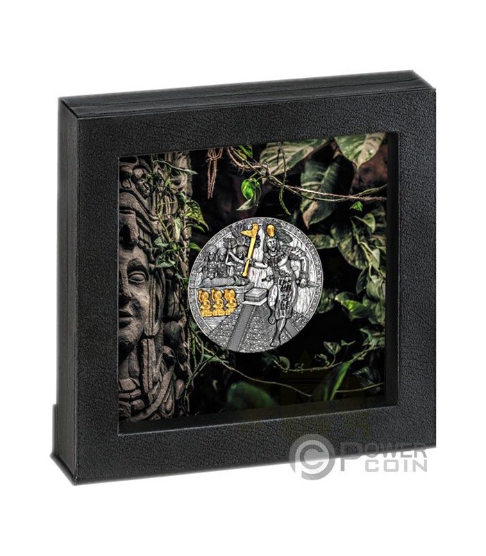 MAYAN Warriors 2 Oz Silver Coin 5$ Niue 2019