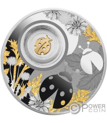 LADYBUG  Lucky Silver Coin 500 Francs Cameroon 2020