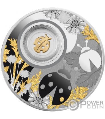 LADYBUG Lucky Silver Coin 500 Франков Камерун 2020