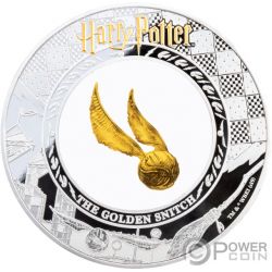 Harry Potter - Le Vif d'Or - 5 Dollars Argent doré Samoa 2022