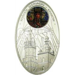 Niue 2011 Cathedrals Cracow Colour Silver Coin,Proof