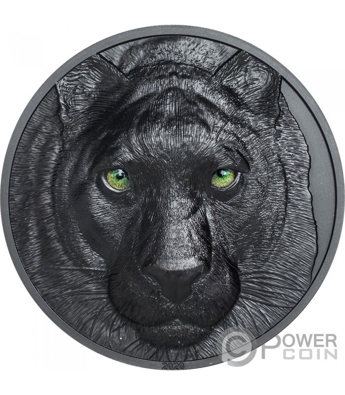 BLACK PANTHER Hunters by Night 2 Oz Monnaie Argent 10$ Palau 2020