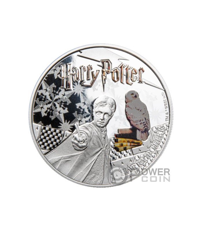 HARRY POTTER Set 3x1 Oz Silver Coins 5$ Samoa 2021
