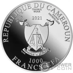 WINNER TAKES ALL NYSE Silver Coin 500 Francs Cameroon 2021