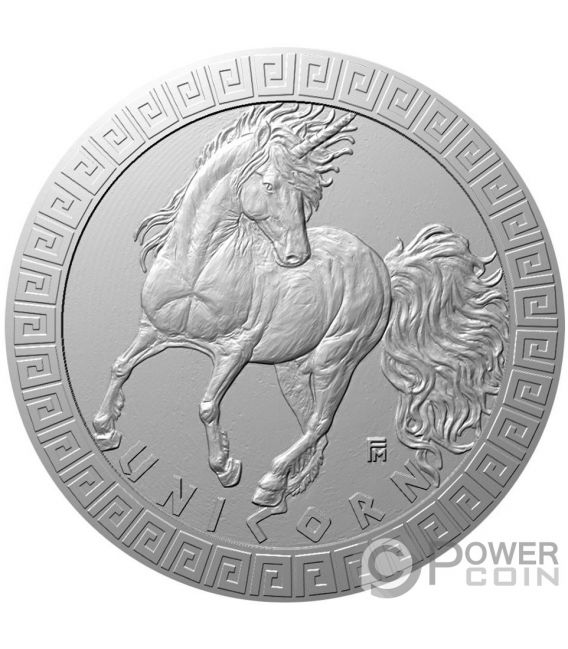 Power Coin Unicorn Fantastic Creature Moneda Plata 2$ Niue 2020 