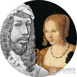 ALBRECHT DURER Worlds Greatest Artists 2 Oz Silver Coin 10 Cedis Ghana 2021