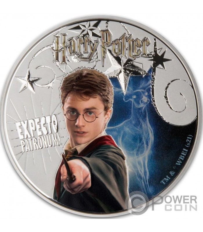 PATRONUS CHARM Expecto Patronum Harry Potter 5 Oz Silver Coin 10