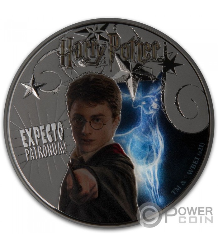PATRONUS CHARM Expecto Patronum Harry Potter 5 Oz Silver Coin 10