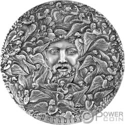PARADISO Dante the Divine Comedy 700 Anniversario 5 Oz Moneta Argento 5000 Franchi Cameroon 2021