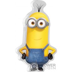 MINION Shape Bob 1 Oz Silver Coin 2$ Niue 2021