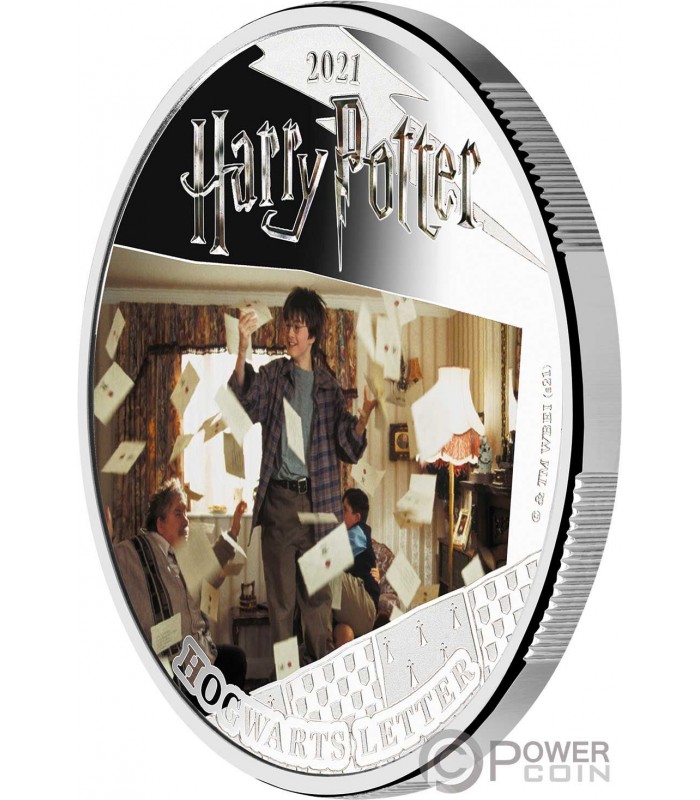 HEDWIG Harry Potter 5 Oz Silver Coin 5$ Cook Islands 2023