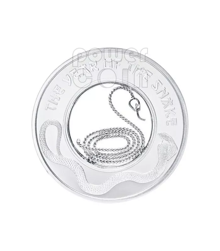 Fiji 蛇年1ドル銀貨（2013年）純銀