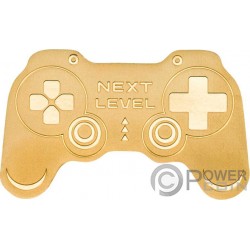 GAME CONTROLLER Special Shape Gold Coin 1$ Palau