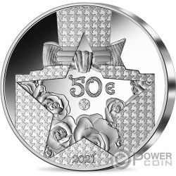 DIOR BOW Excellence A La Francaise Silver Coin 10€ France 2021