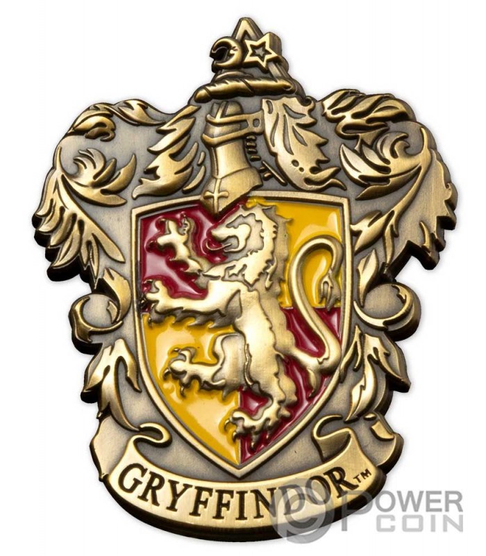 Gaseoso inestable Inquieto GRYFFINDOR HOUSE CREST Harry Potter Moneda 50 Cents Cook Islands 2021
