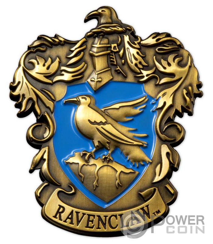 Ravenclaw house crest from harry potter franchise