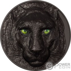 BLACK PANTHER Hunters By Night Pantera Nera 5 Oz Moneta Argento 20$ Palau 2020