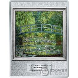 WATER LILY POND GREEN HARMONY Claude Monet 1/2 Kg Кило Серебро Монета 250€ Евро Франция 2022