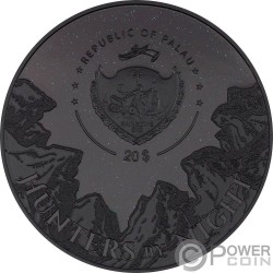 EAGLE OWL Hunters by Night 5 Oz Серебро Монета 20$ Палау 2021