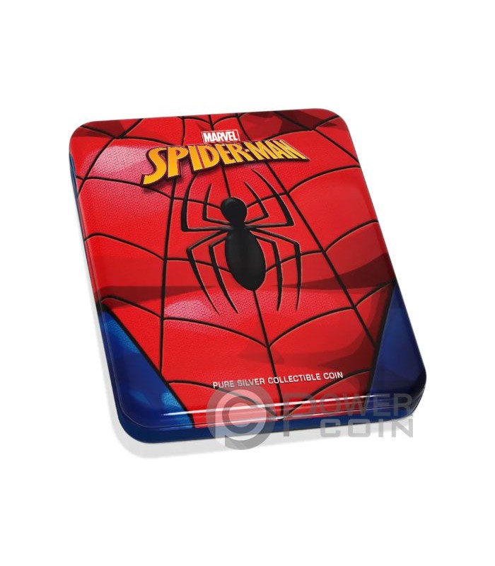 SPIDERMAN Marvel 1 Oz Silver Coin 1$ Fiji 2022