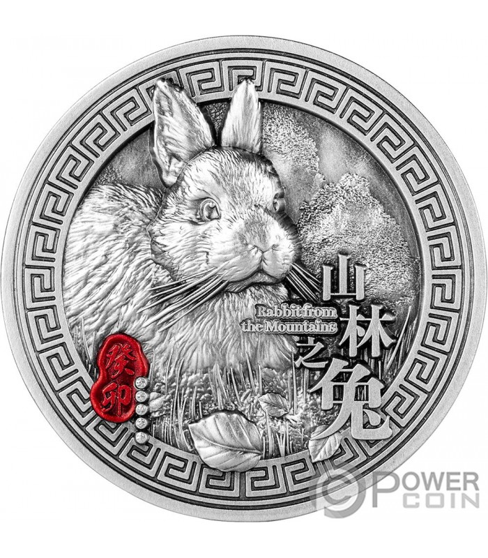 RABBIT FROM THE MOUNTAINS Chinese Sexagenary Cycle 2 Oz