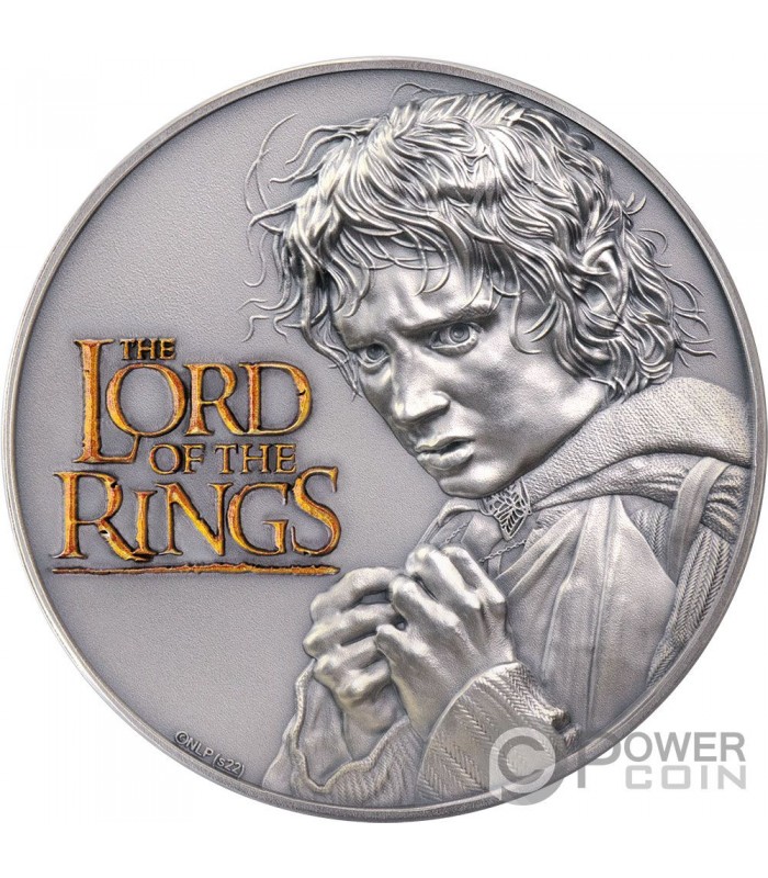 LORD OF THE RINGS 2 Oz Silver Coin 10 Cook Islands 2022