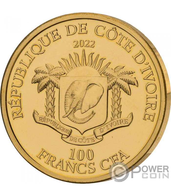 OWL Edition Signature d Or 1 Oz Gold Coin 100 Francs Ivory