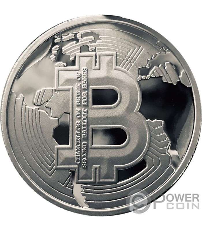 NEW LYDIAN COIN Bitcoin Backed 1 Oz Moneta Argento 0.2 mBTC 2022