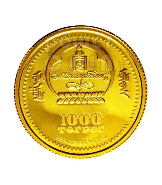 FREDERIC CHOPIN Set 2 Monete Oro Argento Mongolia 2008