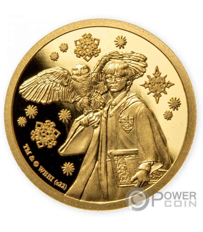 WINTER Harry Potter Gold Coin 50$ Tala Samoa 2022