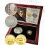 FREDERIC CHOPIN 2 Gold Silber Münze Set Mongolia 2008