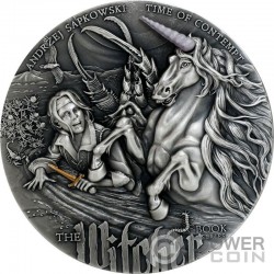 TIME OF CONTEMPT The Witcher 2 Oz Серебро Монета 5$ Ниуэ 2022