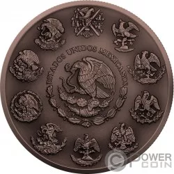 ATHENIAN OWL Antique Copper 1 Oz Silver Coin 2$ Niue 2022