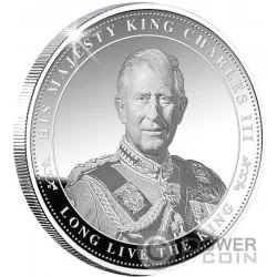 ACCESSION OF KING CHARLES III Металлическая Медаль 2022