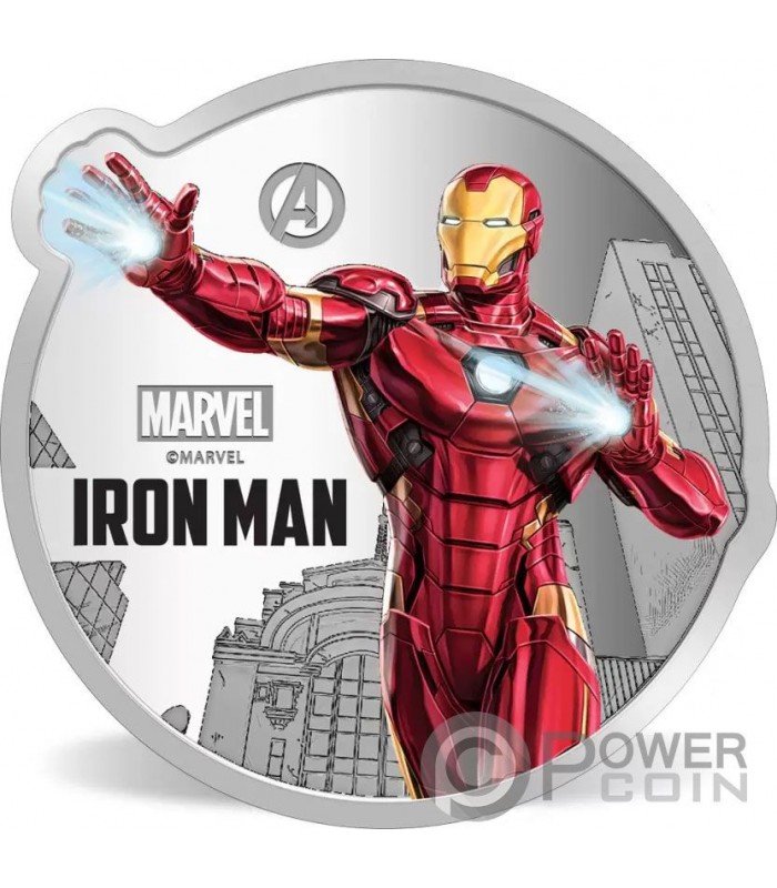 IRON MAN Marvel 1 Oz Silver Medal I Choose the Future