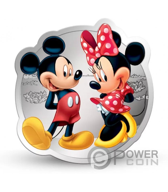MICKEY MINNIE MOUSE Disney 1 Oz Silver Medal