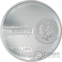 CHURCH OF SAINT GEORGE 8th Wonder of the World 2 Oz Серебро Монета 10$ Cook Islands 2023