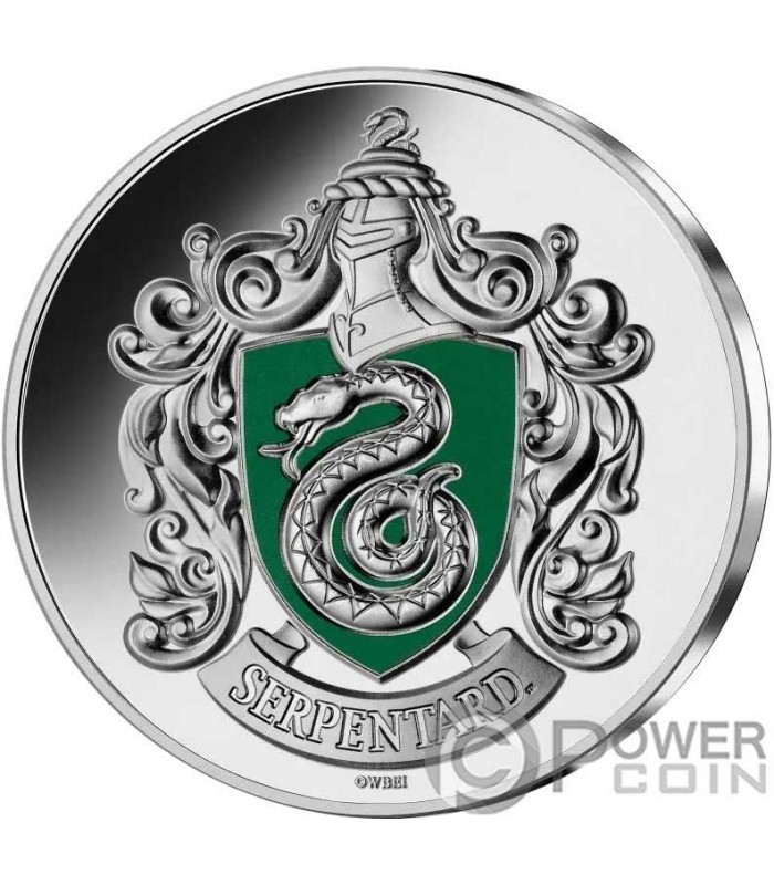 SERPENTARD Slytherin Harry Potter Silver Coin 10€ Euro France 2022