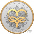 CELEBRATE LOVE Amor Moneda Plata 20$ Canada 2023