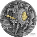 ARES Gods Бог войны 1Kg Kilo Монета Серебро 80$ Ниуэ 2022