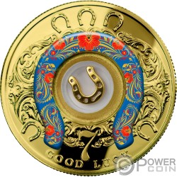HORSESHOE Lucky Seven Monnaie Argent 500 Francs CFA Cameroon 2022
