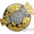AROUND THE WORLD IN 80 DAYS 150 Jubiläum Silber Münze 500 Franken Djibouti 2023