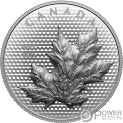 MAPLE LEAVES IN MOTION 35 Годовщина 5 Oz Серебро Монета 50$ Kанада 2023