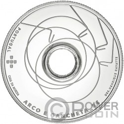 HOOP AND STICK Children Games Silver Coin 5€ Euro Portugal 2022