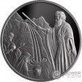 MOSES AND THE ROCK 1 Oz Moneda Plata 2 Nis Israel 2022