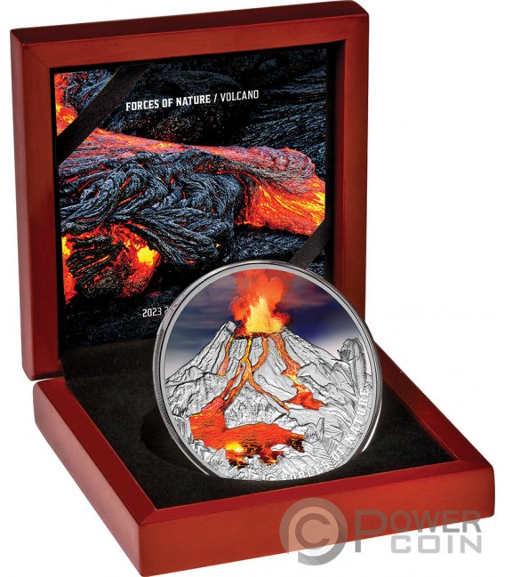 New Zealand - 1 Dollar - Ruaumoko - Guardian Volcanoes - Silver Proof -  2023
