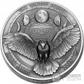 MOON SPIRIT Luna The Native Spirit 1 Oz Moneda Plata 1$ Sioux Nation 2023